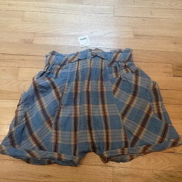 🖤 Free People Las Palmas Shorts in Blue Combo Size XS
