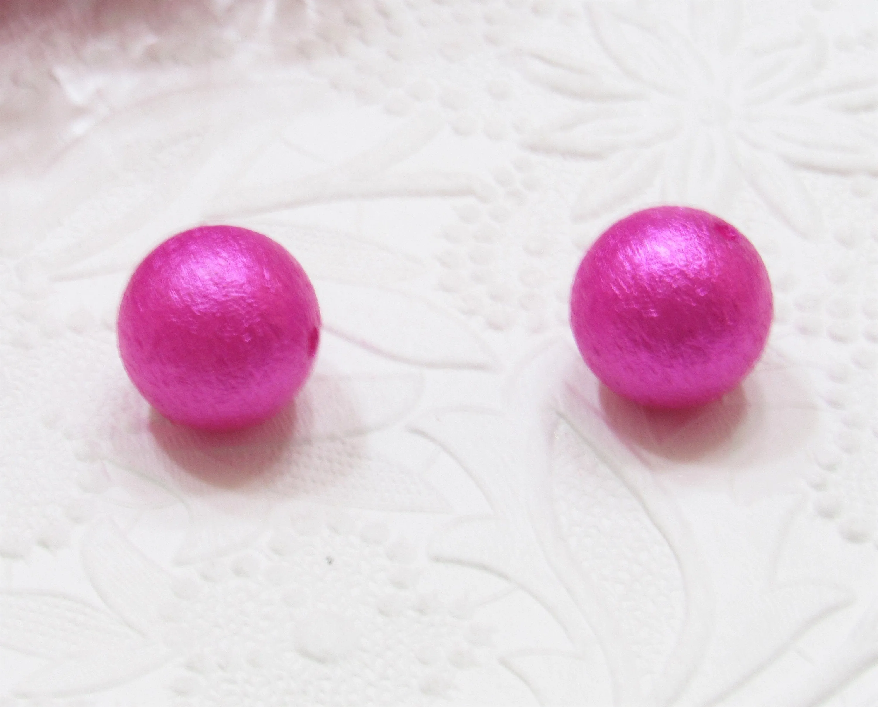 12mm Magenta Wrinkled Bubblegum Pearl Beads, Chunky Gumball Beads,  Round Wrinkled Pearls, Acrylic  Beads, Chunky Necklace Supply Bead,