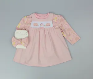 3pc Cord Pinafore Dress Set - HedgeHog (0-9m) (PK6) H13546