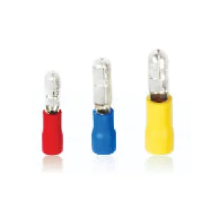 AIRNIX TERMINAL MPD 1.25-156 RED MALE BULLET DISCONNECT, CRIMP, PVC INSULATED