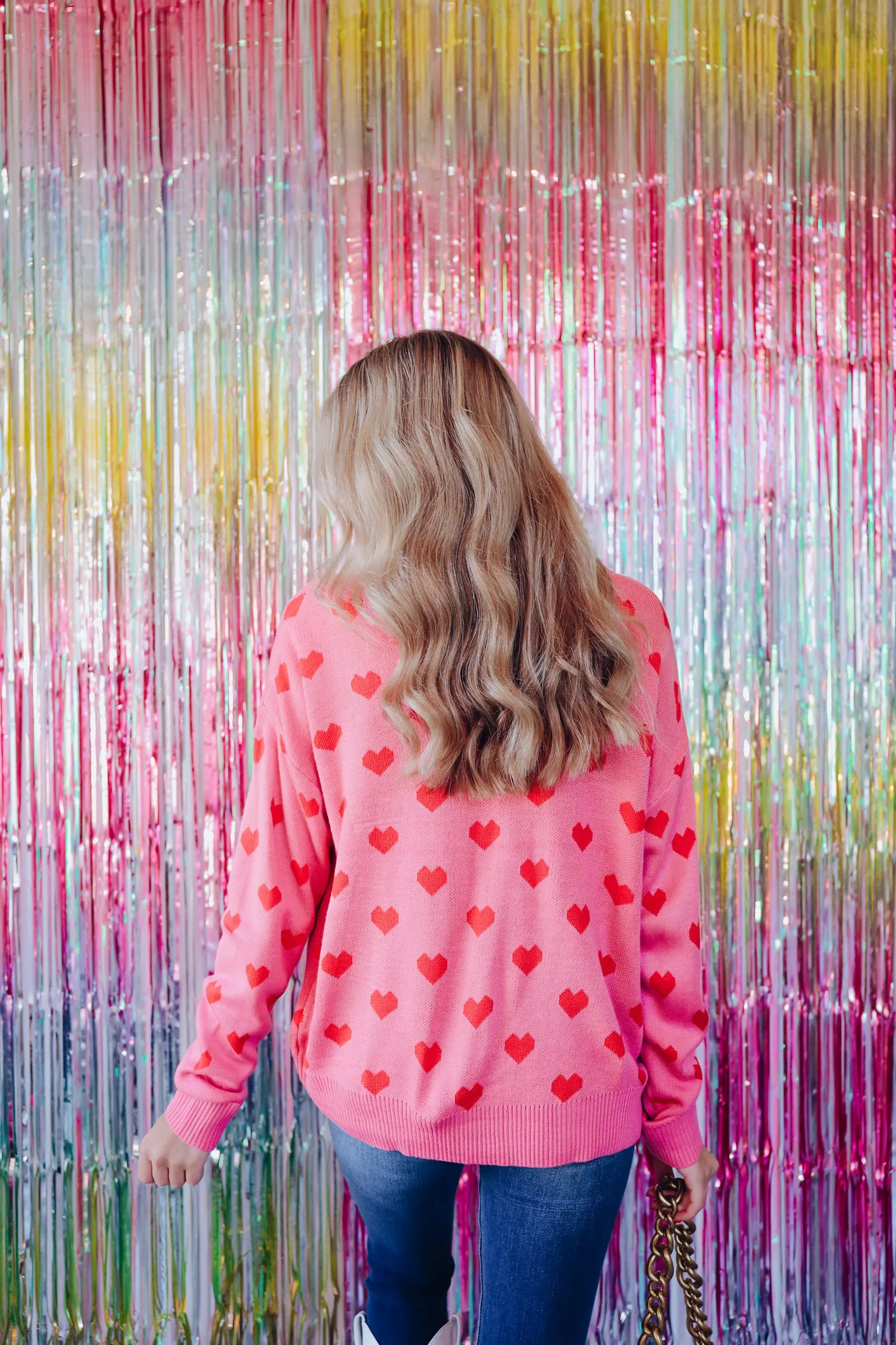 All Heart Button Front Cardigan - Pink