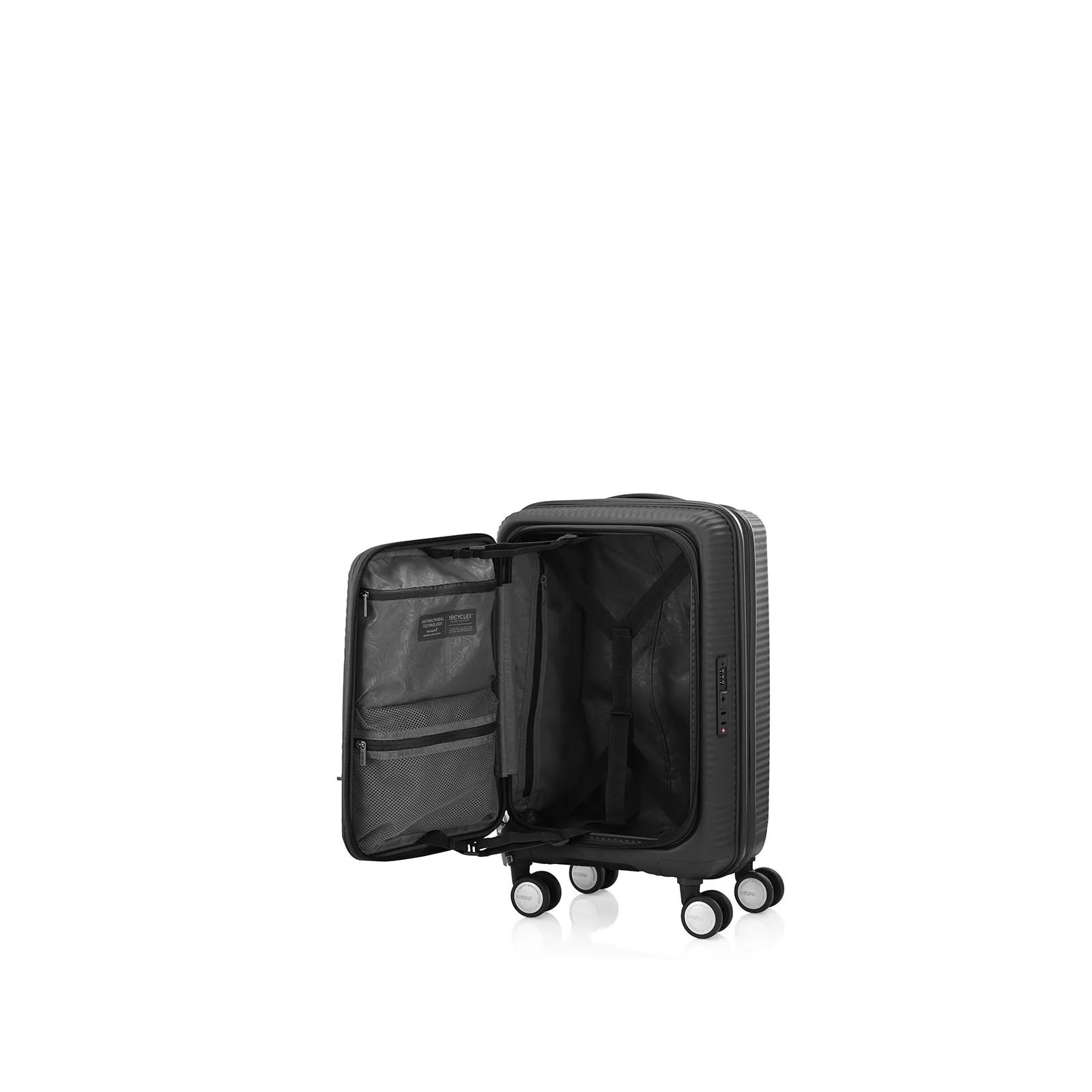 American Tourister Curio Book Opening 55cm Carry-On Suitcase Black