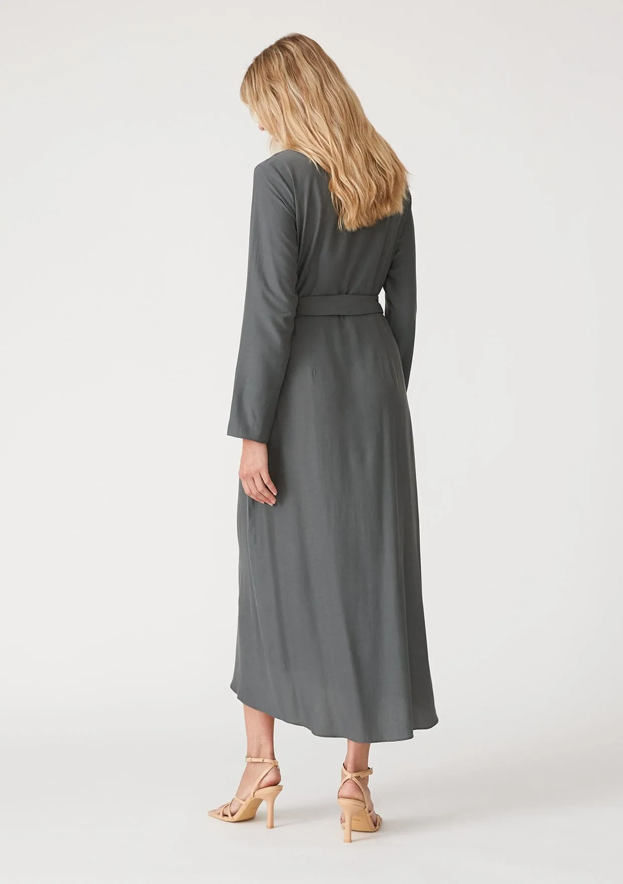 Anais Midi Wrap Dress