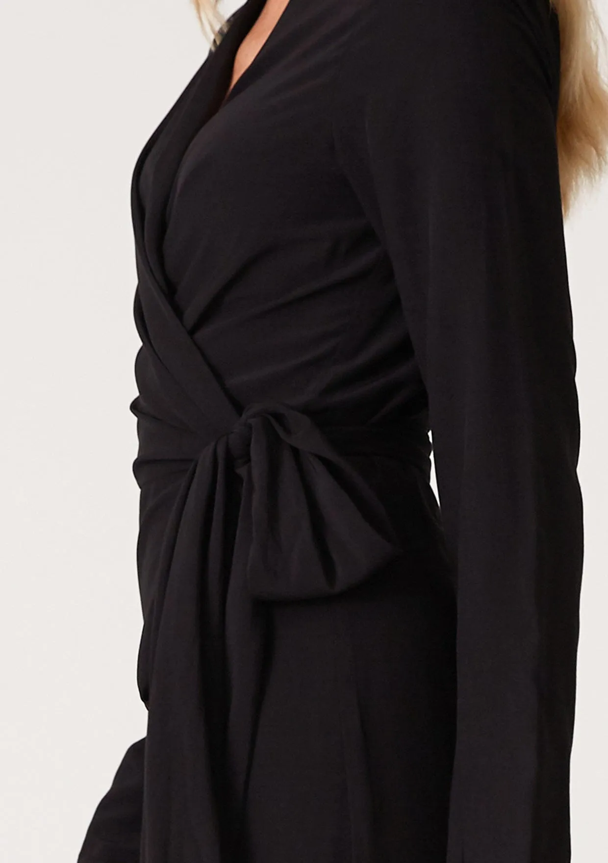 Anais Midi Wrap Dress