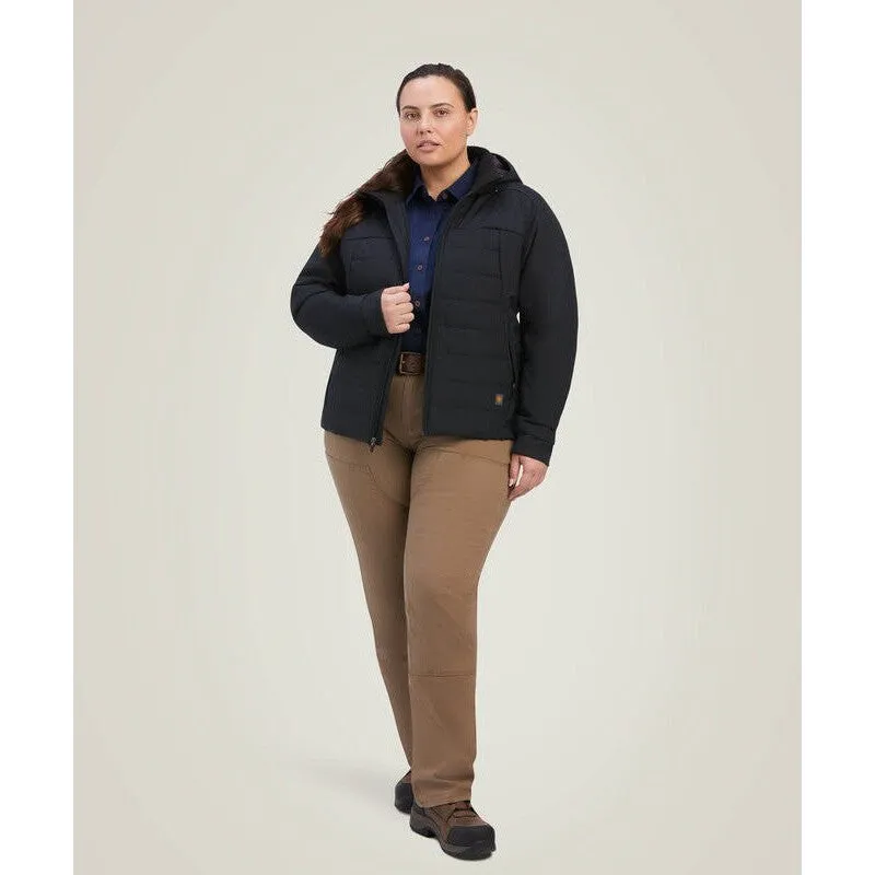 Ariat Women's Rebar Valkyrie Stretch Canvas Jacket Black - 10037609