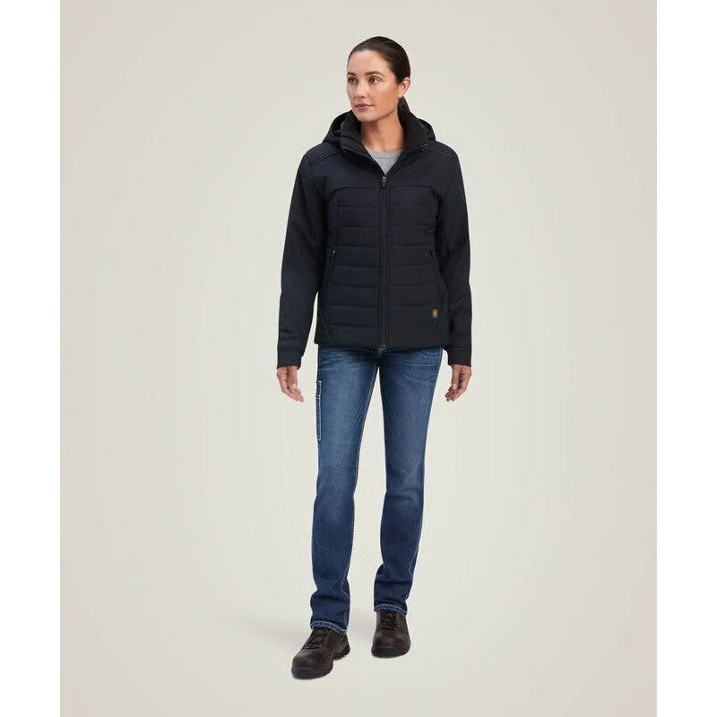 Ariat Women's Rebar Valkyrie Stretch Canvas Jacket Black - 10037609