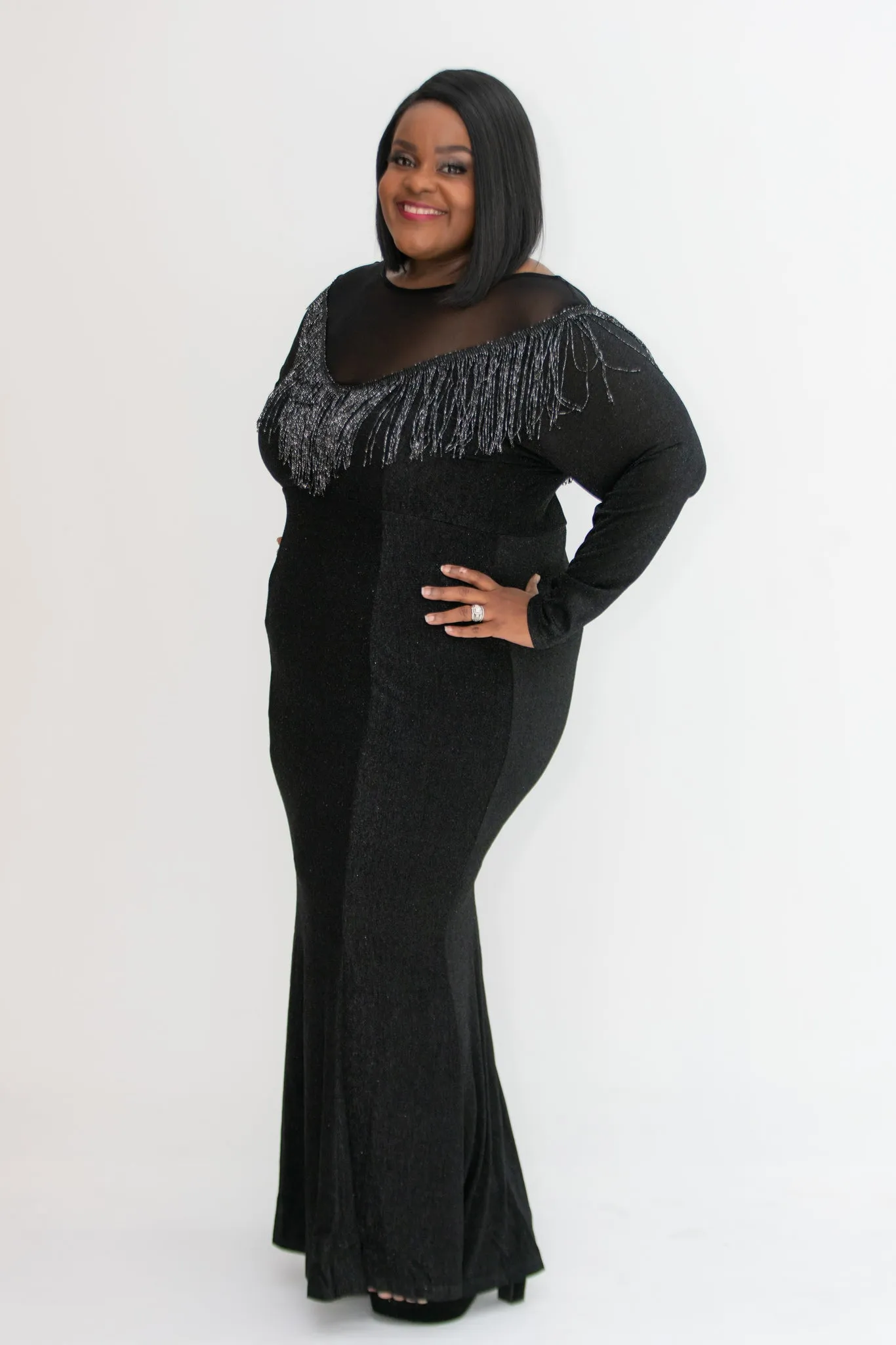Auria Glitter Mermaid Dress