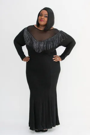 Auria Glitter Mermaid Dress
