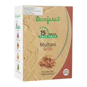 Banjara's Multani Mitti Face Pack Powder  (5*20gms)
