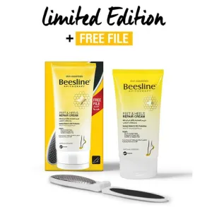 Beesline Feet & Heels Repair Cream 150ml   FREE Foot File