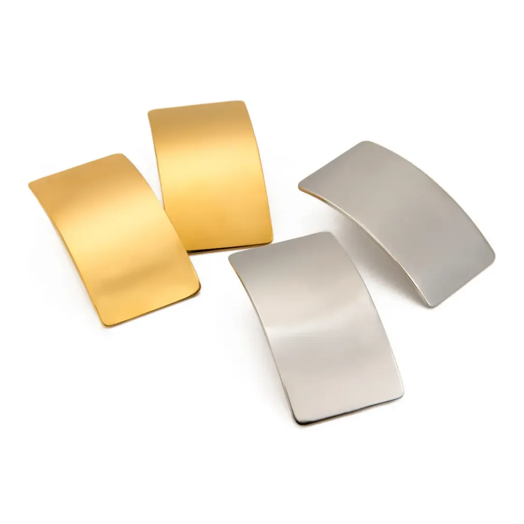 Big Rectangle Earrings