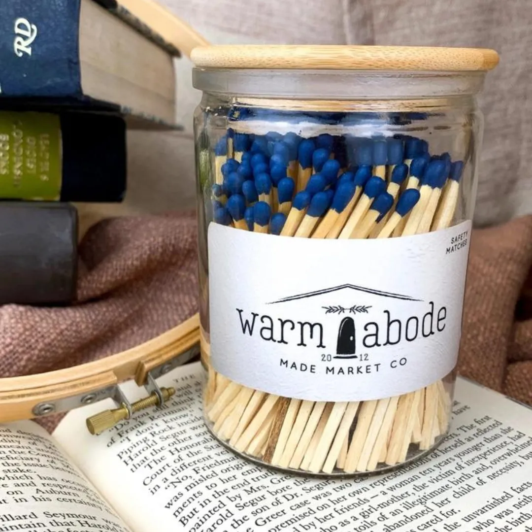 Blue Warm Abode Matches