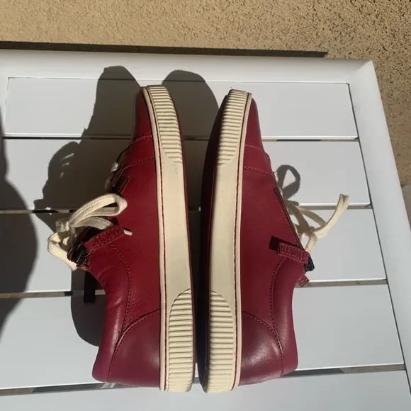 Born red leather sneakers size 9.5M