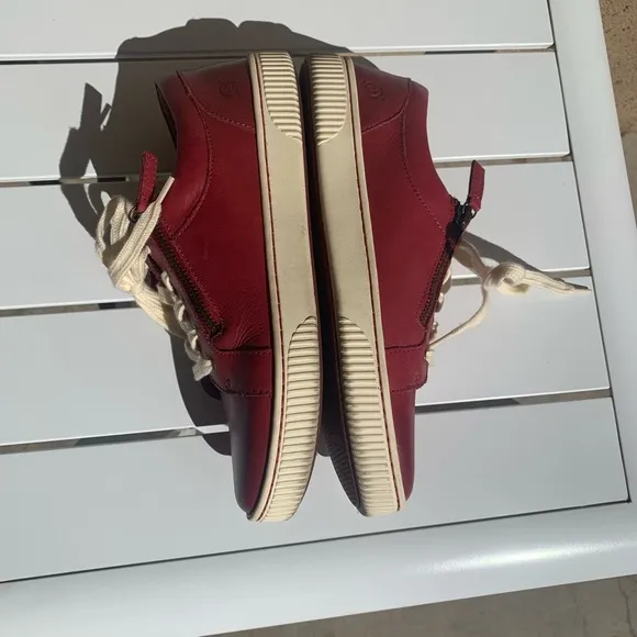 Born red leather sneakers size 9.5M