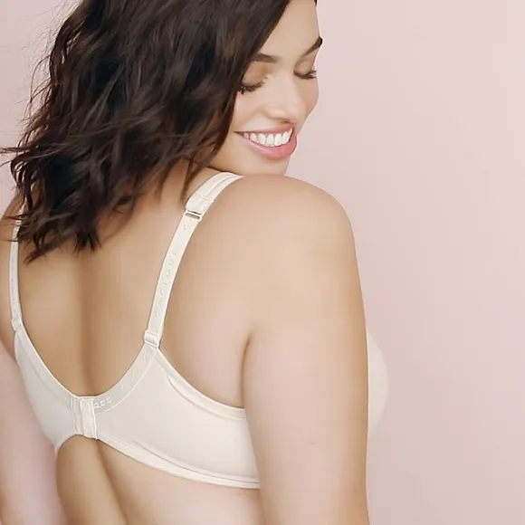 Cacique Lightly Lined T-shirt Bra by Lane Bryant White Size 44D