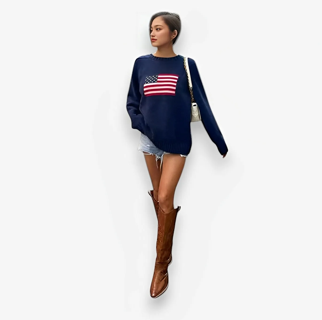 Casual Versatile Long-sleeved Sweater
