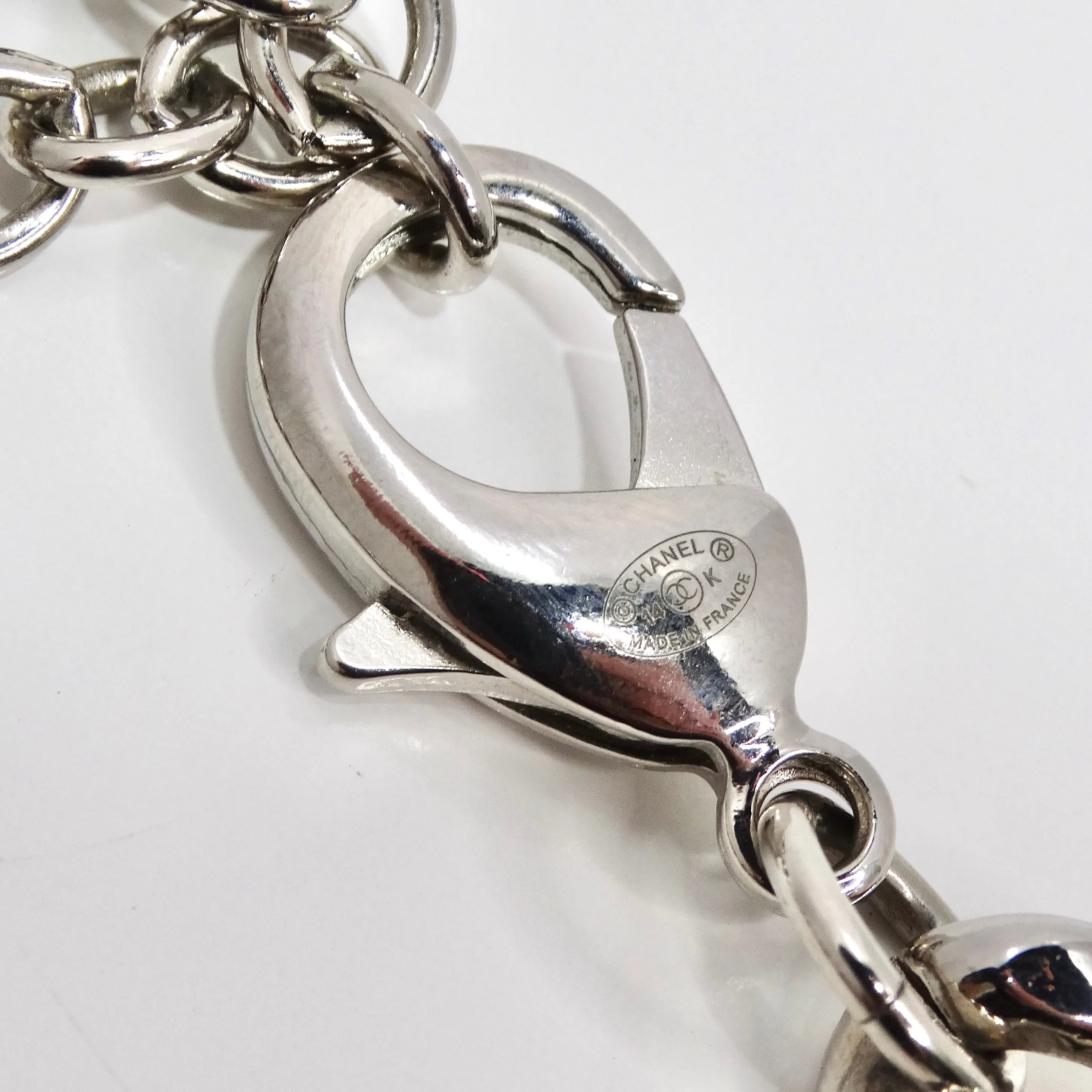 Chanel 2014 CC Plexiglass Padlock Necklace