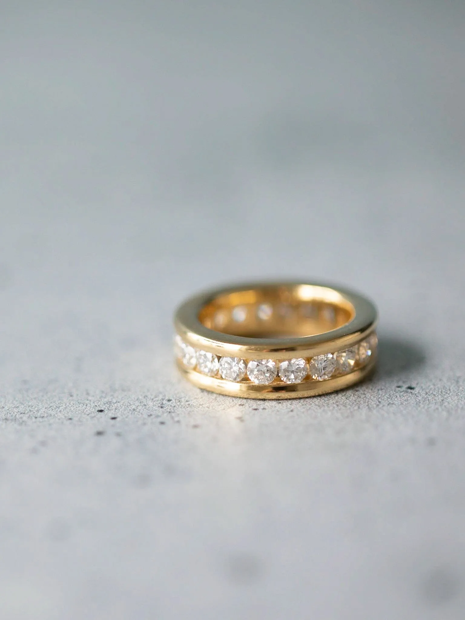 Chunky Channel Set Eternity band