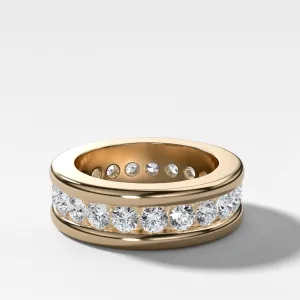 Chunky Channel Set Eternity band