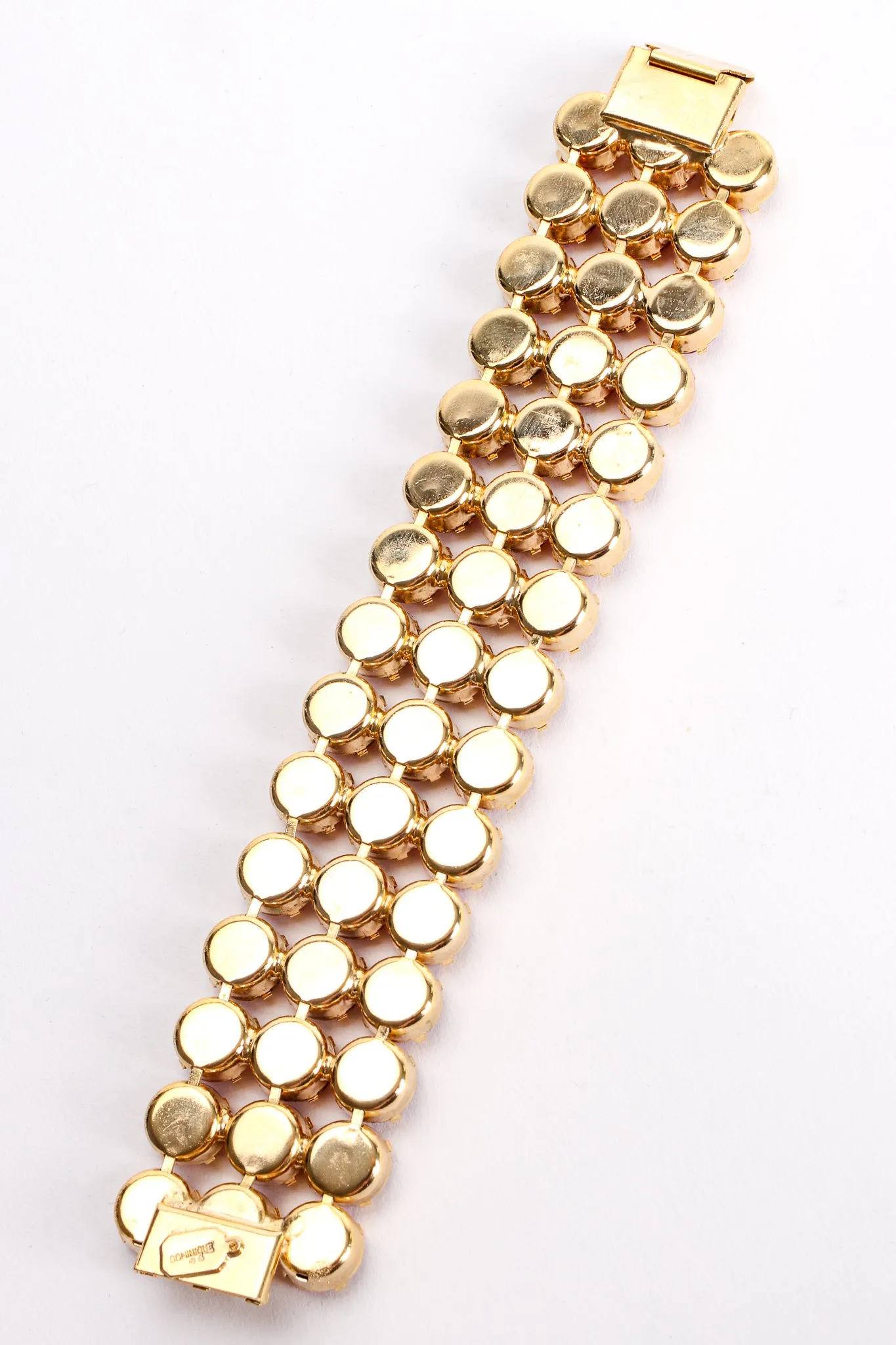 Chunky Ruby Rhinestone Bracelet