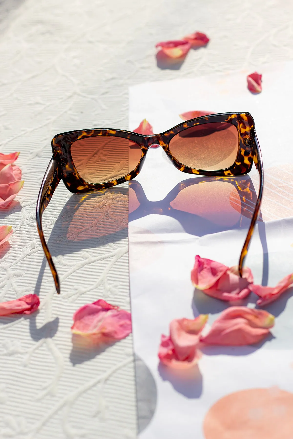 Chunky Triangle Cat Eye Sunglasses