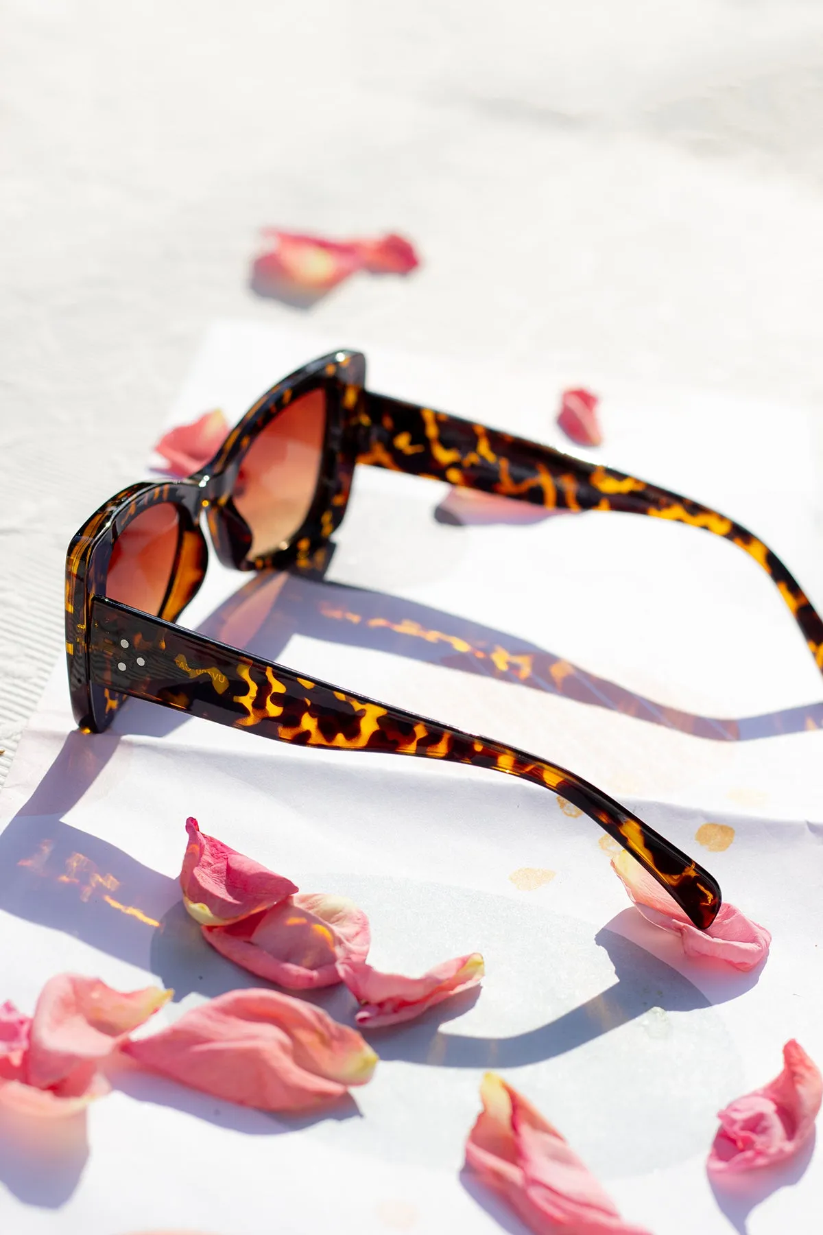 Chunky Triangle Cat Eye Sunglasses
