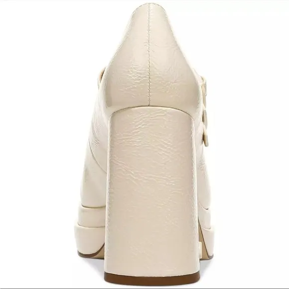 Circus by Sam Edelman Mary Jane Pepper Beige Platform Heels 9.5 NEW W BOX