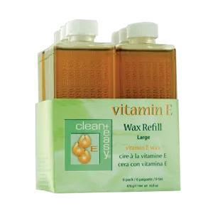 Clean & Easy Vitamin E Leg Refill 6 Pack