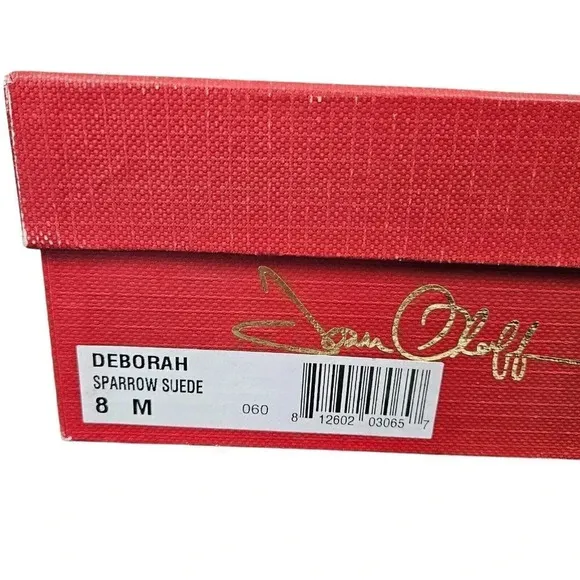 CLEARANCE Joan Olaff Deborah Sparrow Suede Pumps Heels size 8 New in Box Gray