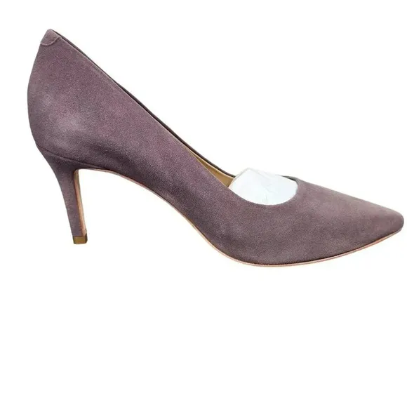 CLEARANCE Joan Olaff Deborah Sparrow Suede Pumps Heels size 8 New in Box Gray