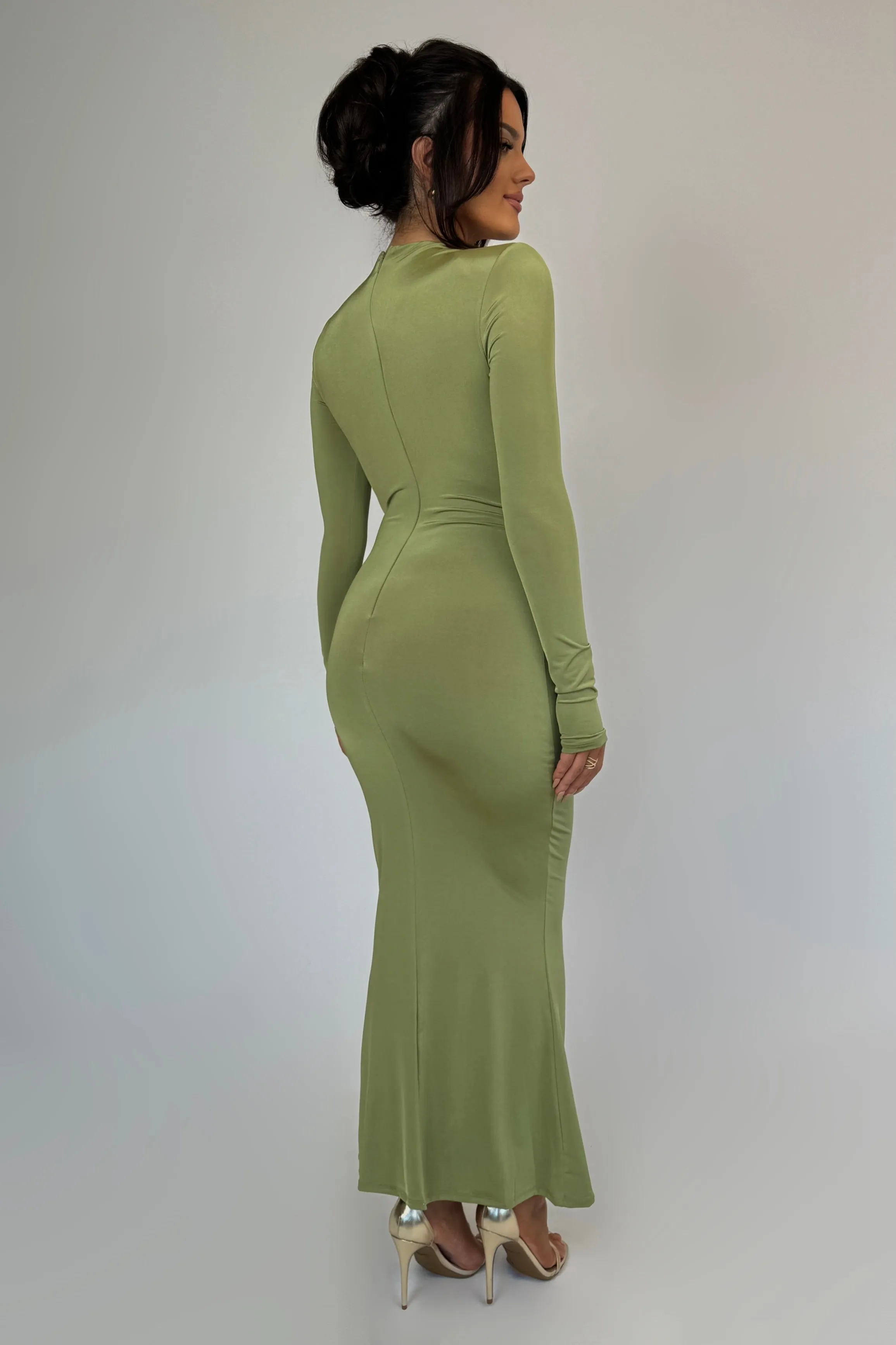 Clementine Water Grass Dress