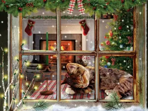 Cobble Hill Cat Nap 275 Pc Puzzle