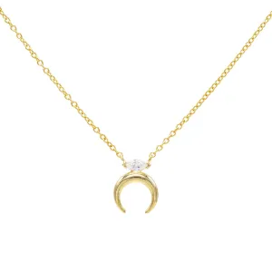 Cowhorn Stone Necklace