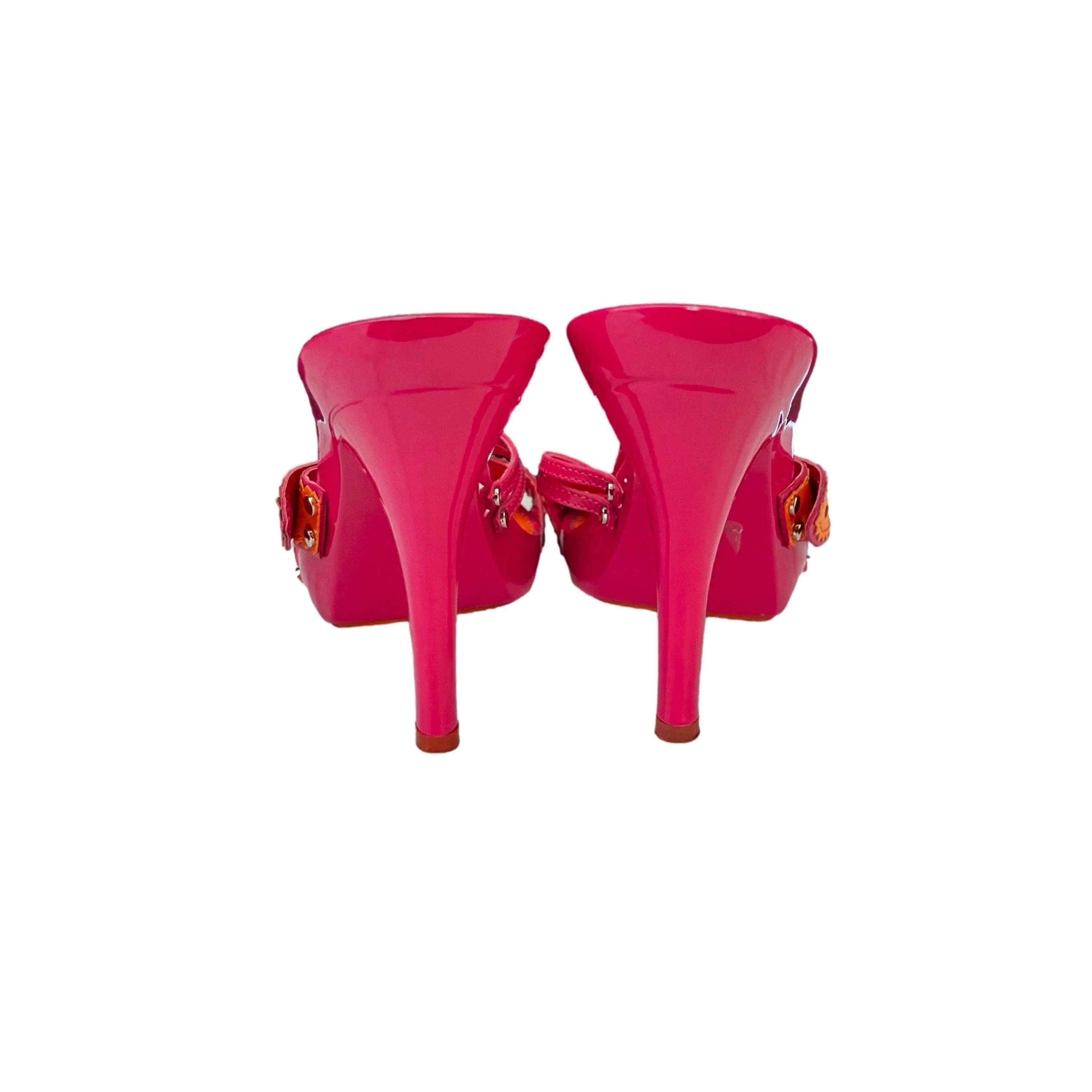 Dior Pink Logo Heels
