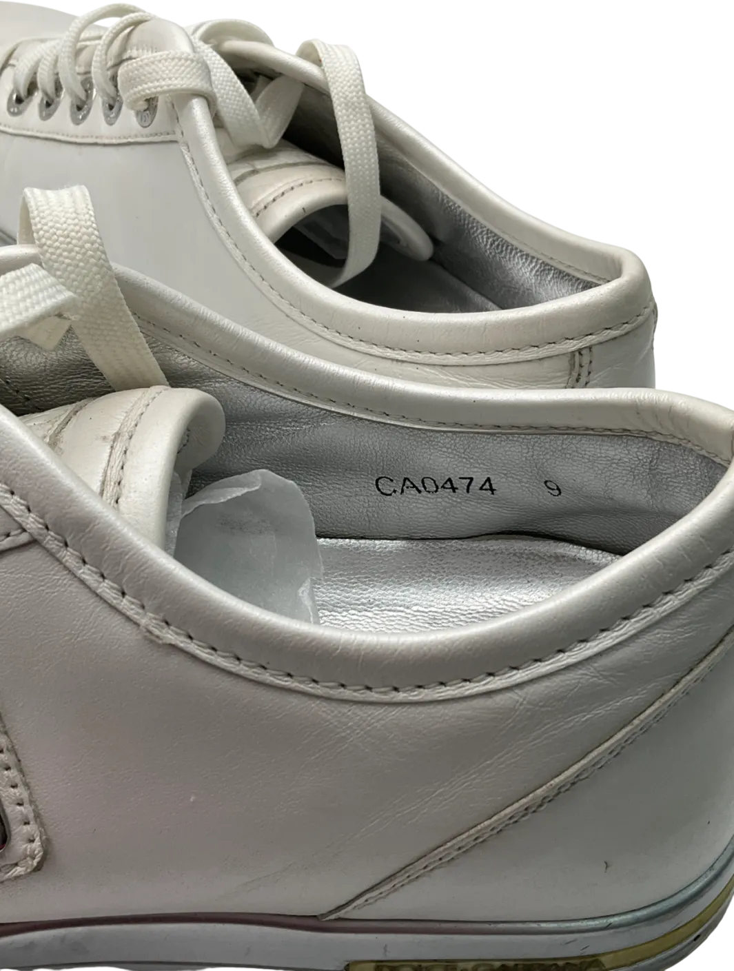 Dolce & Gabbana White Vintage Sneakers UK 9 EU 43 👞