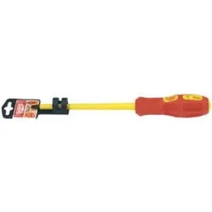 Draper Vde Approved Fully Insulated Plain Slot Screwdriver, 6.5 X 150Mm (Display Packed) Dr-69215