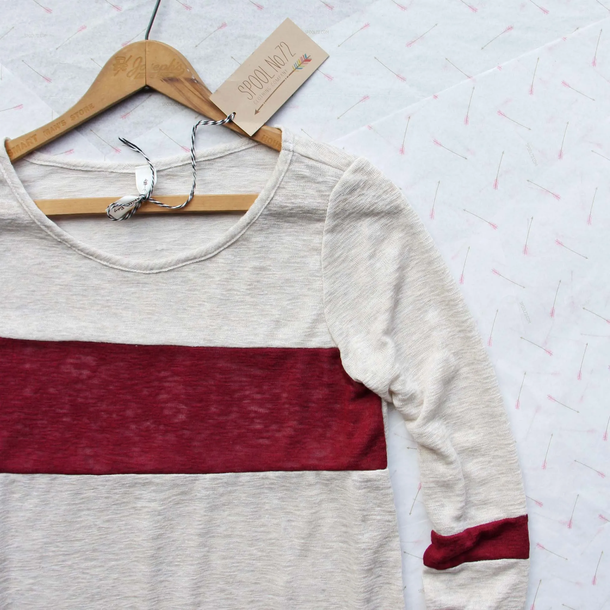 Easy Wear Tee in Burgundy
