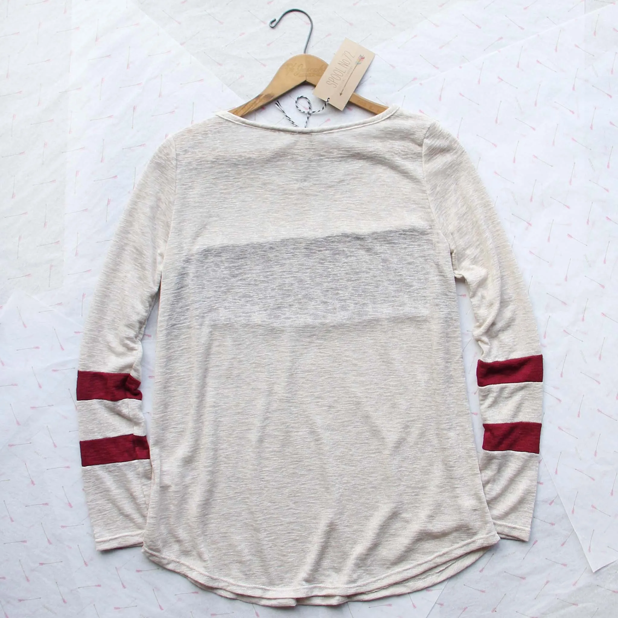 Easy Wear Tee in Burgundy