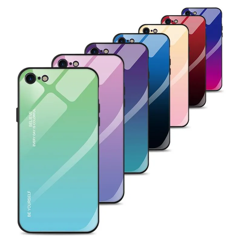 Etui Gradient Glass Case - iPhone 6 / 6s - Warm Sunset