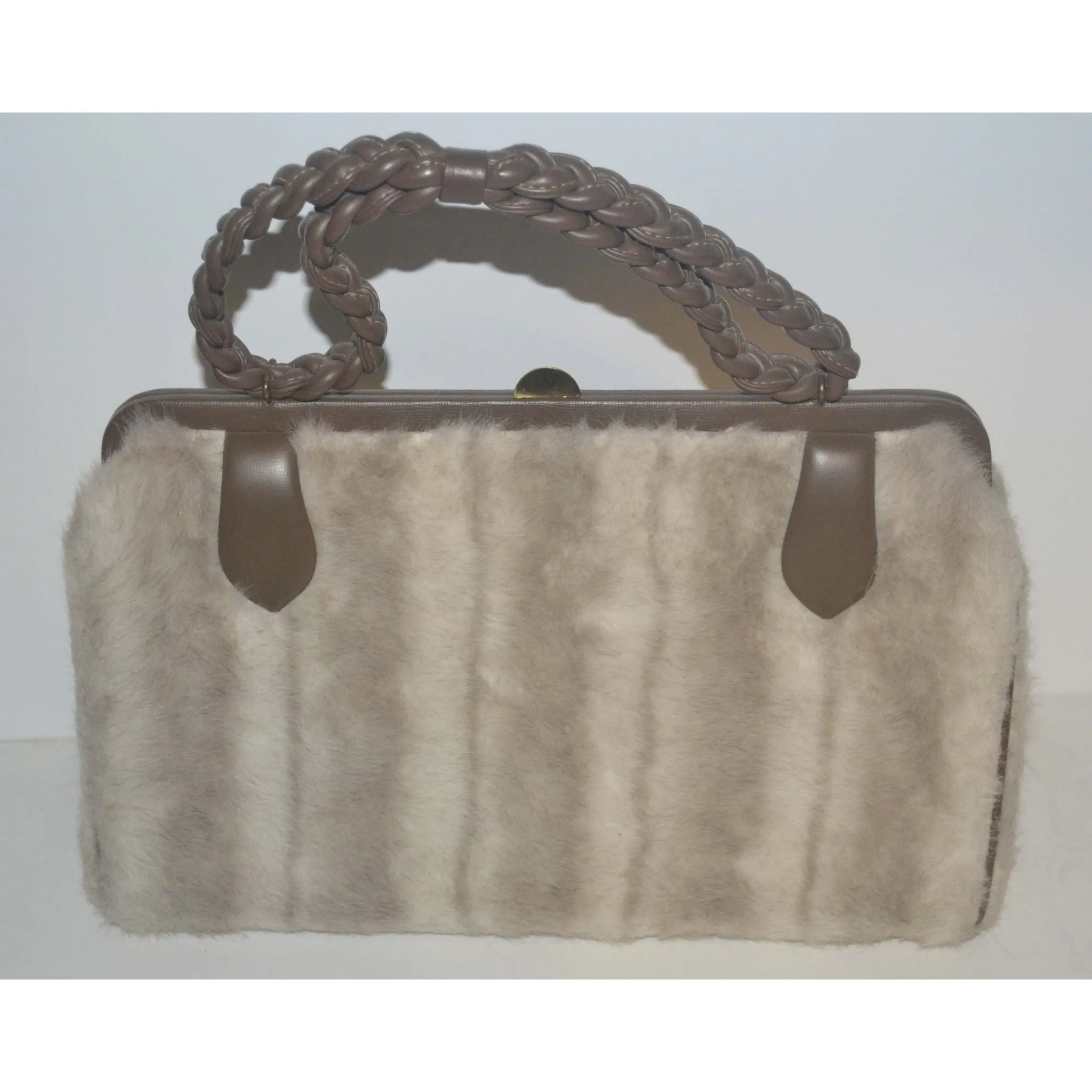 Faux Fur Purse By Happy Landing