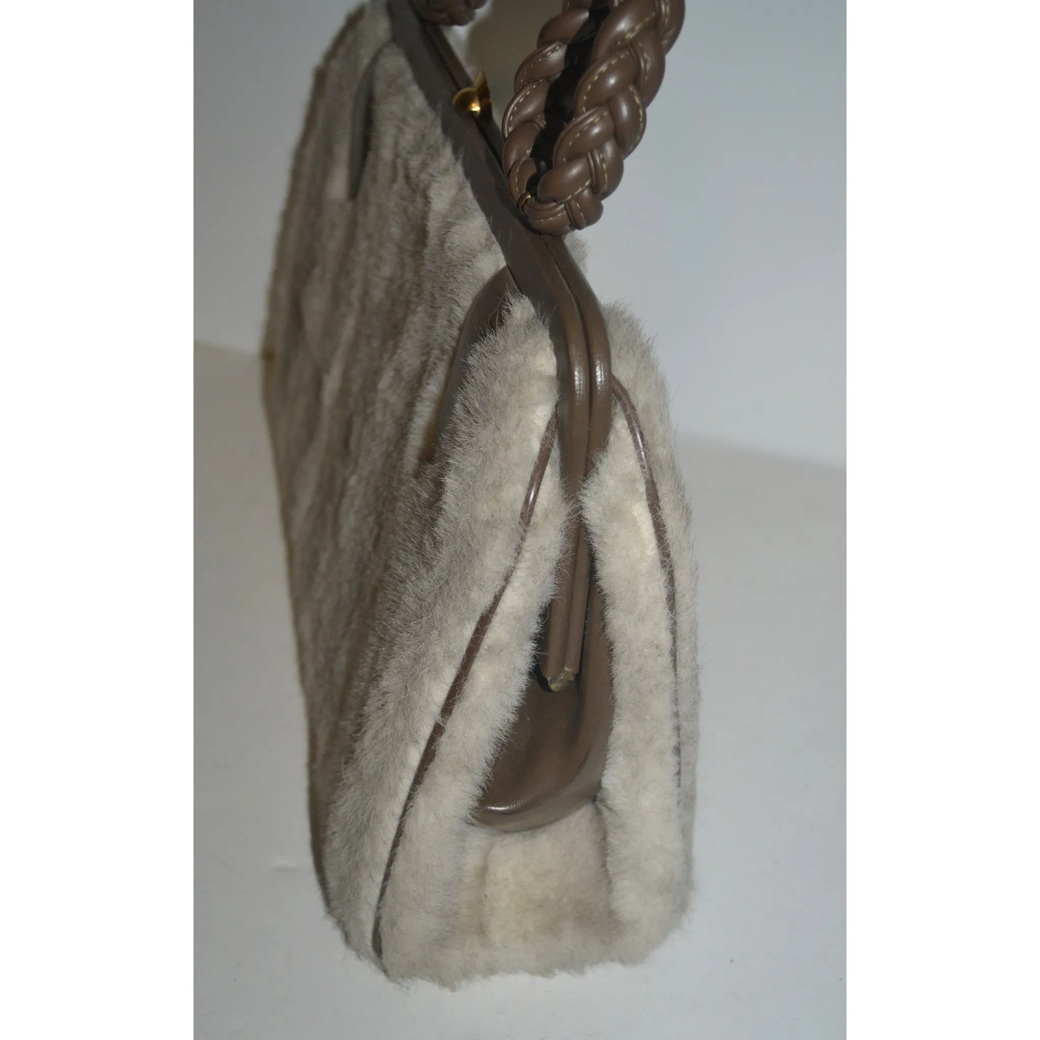 Faux Fur Purse By Happy Landing