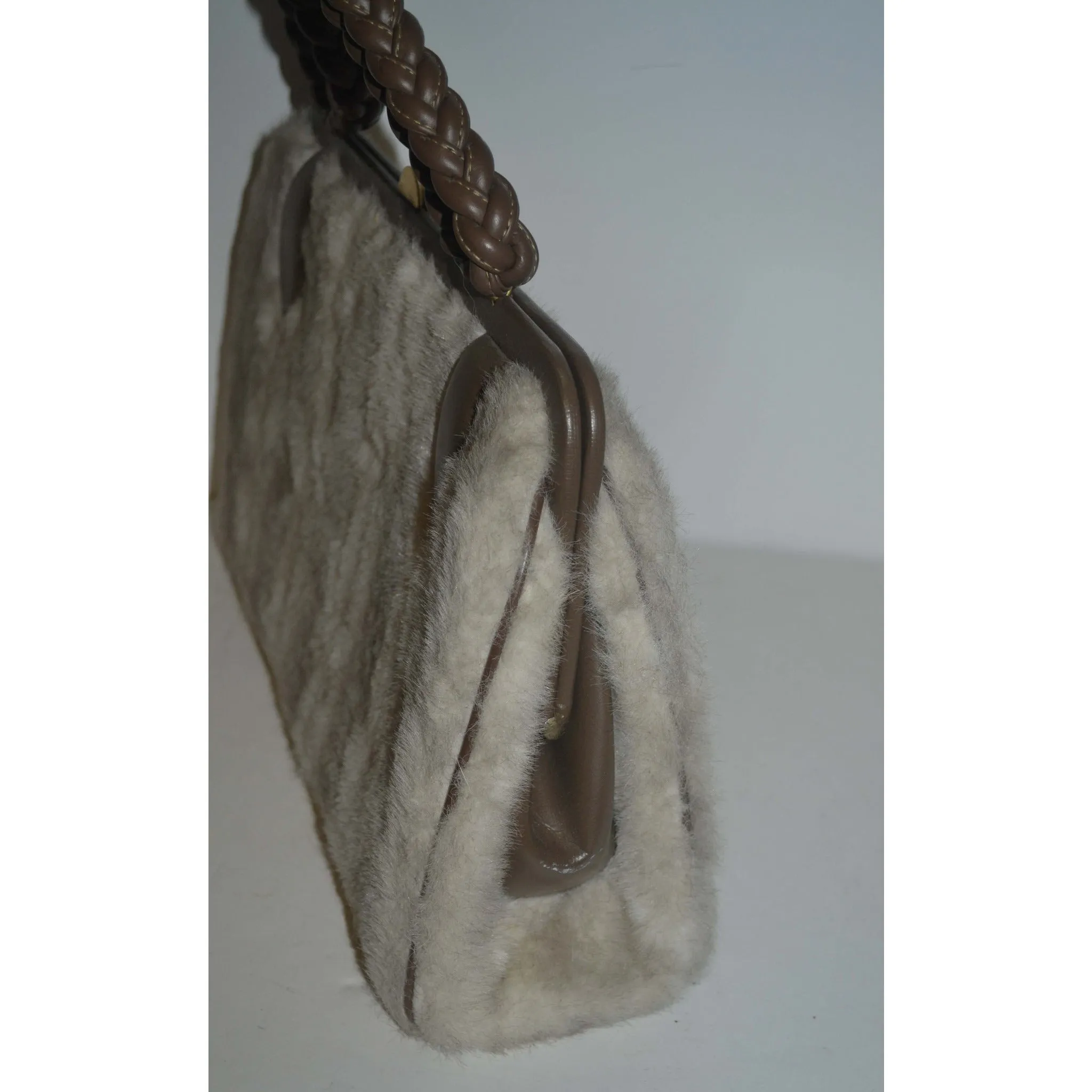 Faux Fur Purse By Happy Landing