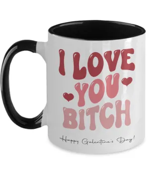 Galentines Day Gift, Galentines Gift, Galentines Day Gifts, Work Bestie, Work Bestie Gift, Gift for BFF, Retro Mug, Two-Toned Mug