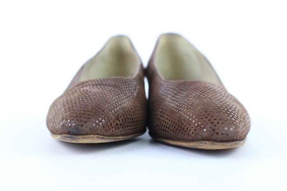 Galo Brown Suede Heels 115ga428