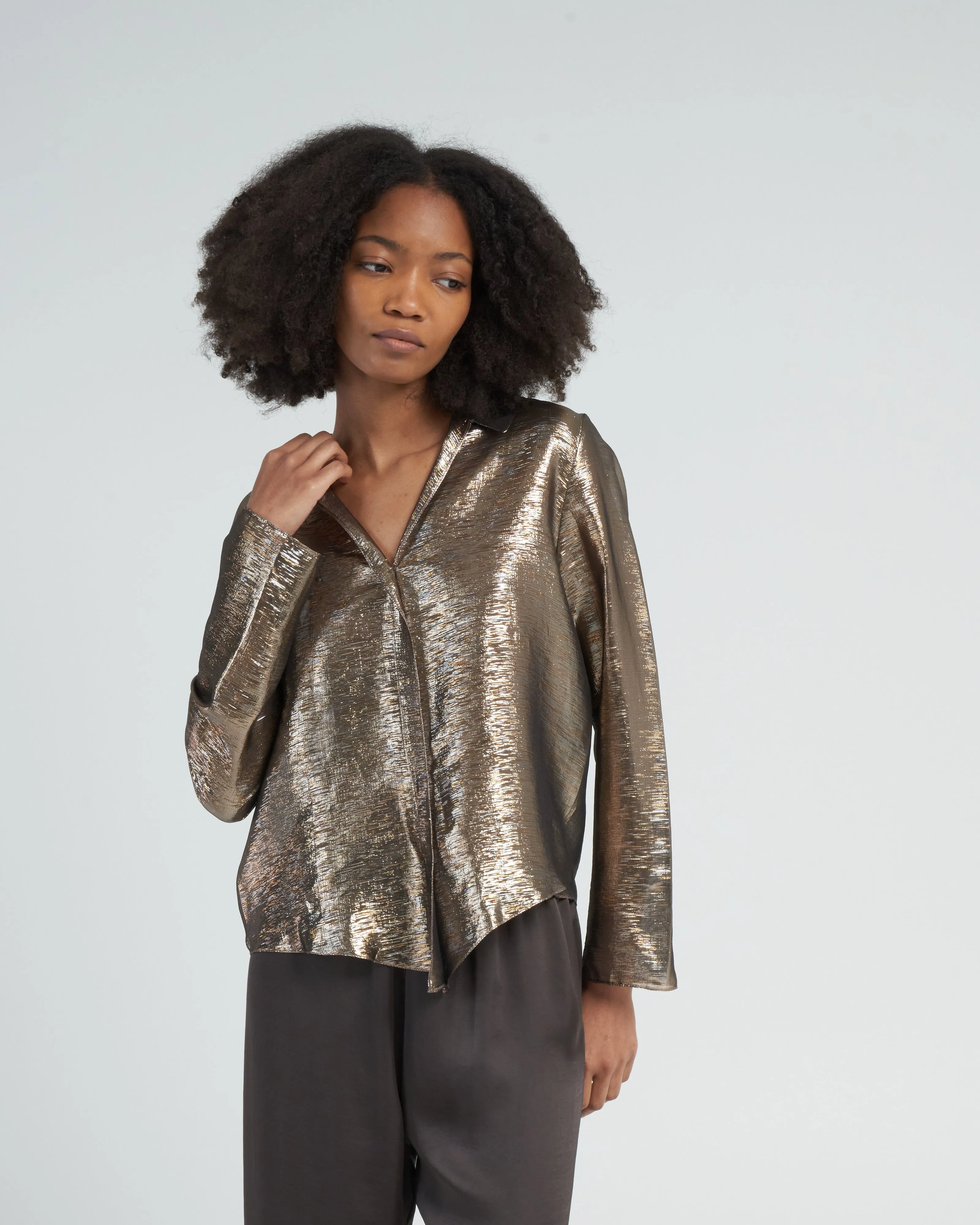 gambol top - bronze