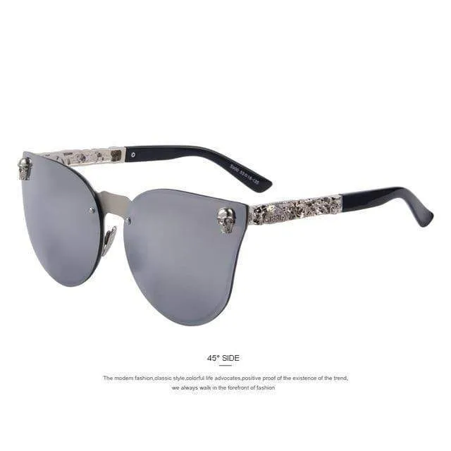 Gothic Skull Metal Frame UV Sunglasses