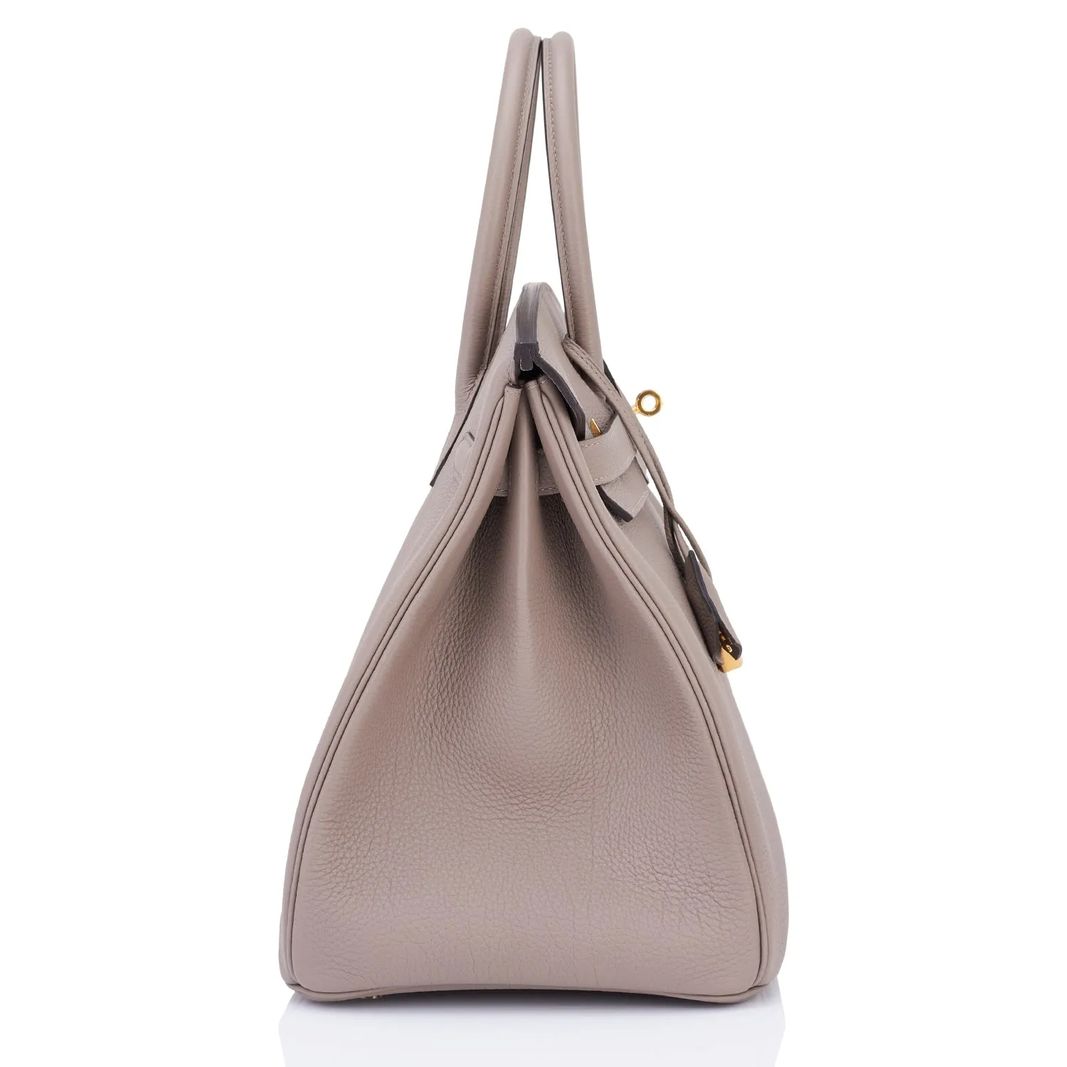 Hermes Gris Asphalte 35cm Birkin Togo Gold Hardware