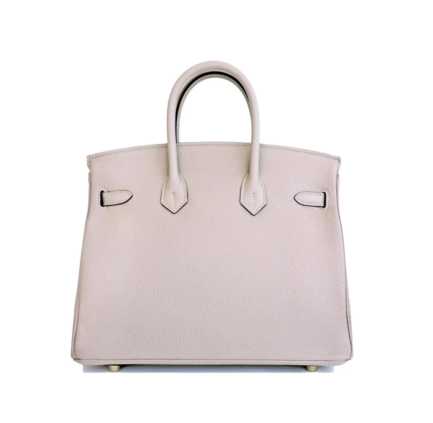 Hermes Gris Tourterelle Baby Birkin Dove Grey 25cm Togo Gold GHW Jewel