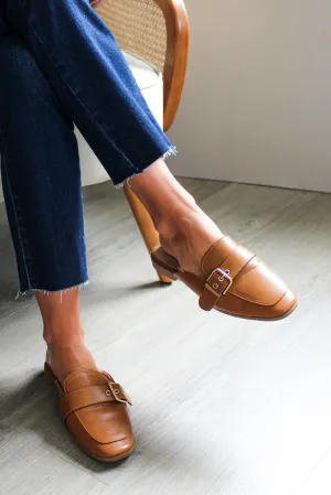 High Stakes Loafer Mule • Cognac - FINAL SALE
