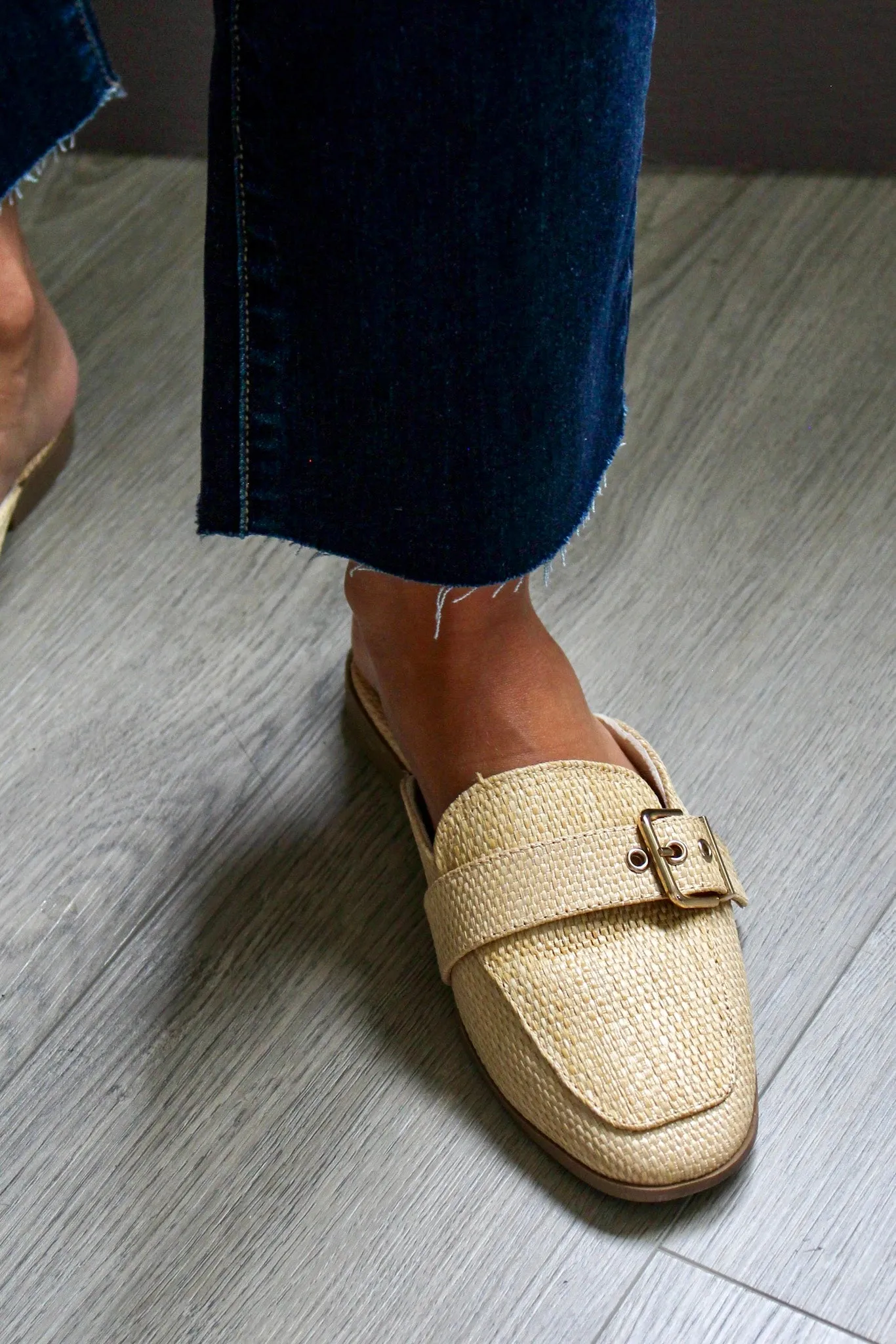 High Stakes Loafer Mule • Natural Raffia - FINAL SALE